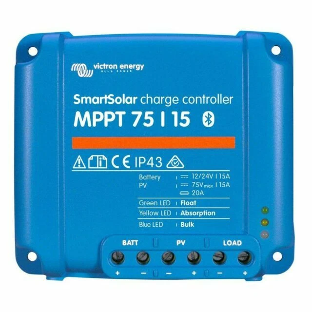 Victron Energy SmartSolar MPPT 75/15 Charge Controller - Blue (SCC075015060R)
