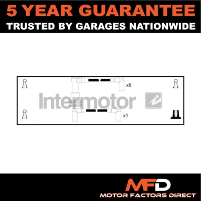 Se adapta a Porsche 928 1982-1991 4,5 4,7 5,0 + otros modelos MFD HT cables de encendido Foto 1 de 2