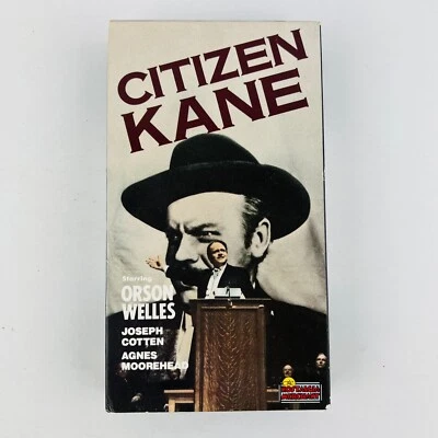 Citizen Kane VHS Video Tape Orson Welles, Joseph Cotten, Dorothy Comingore Foto 1 de 3