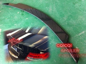 Carbon Fiber MERCEDES BENZ 2008~2014 W204 C class Sedan V type trunk spoiler ◎ - Picture 1 of 6