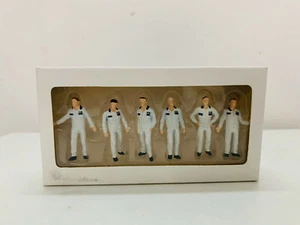 1:50 Scale Plastic Model Cat Engineering Worker Figure 3.7CM(1.45 inch) 6 Pcs - Picture 1 of 3