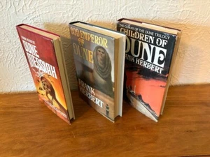 Dune Messiah/Children of Dune/God Emperor of Dune by Herbert Book Club Edition - Picture 1 of 7