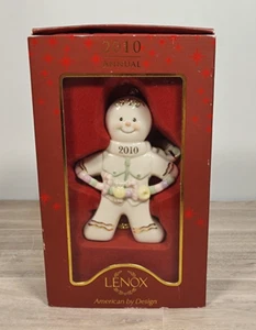Lenox 2010 Annual Gingerbread Man Spicy & Sweet Christmas Ornament NOB - Picture 1 of 7