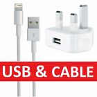 New Charger Plug & USB Cable Lead For iPhone 5 SE 5s X 8 7 6 6s iPad