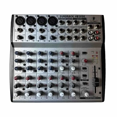 Behringer Eurorack UB1202 Ultra Low-Noise Design 12-Input 2-Bus Mic/Line Tested - Image 1 of 3