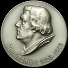 REFORMACJA: Srebrny Medal o.J.. REFORMATOR MARTIN LUTER - REICHSTAG ZU WORMS