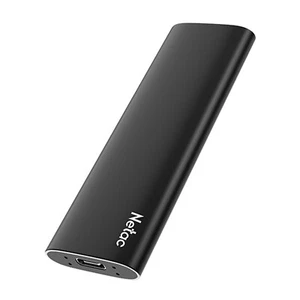 Netac Z Slim USB3.2 Gen 2 2TB External SSD Type-C/A NT01ZSLIM-002T-32BK - Picture 1 of 4