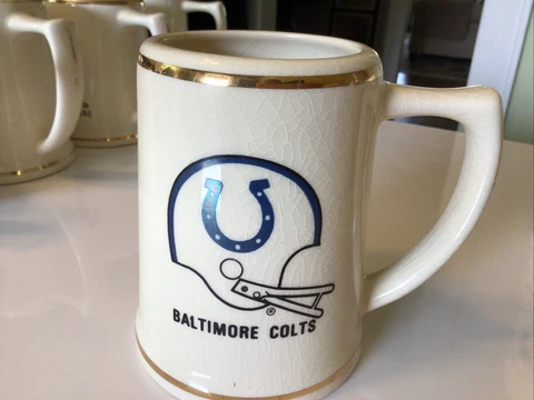 Baltimore Colts Vintage 1971 Beer Mug/stein Cover