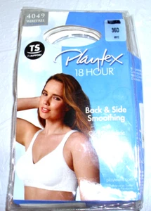 Sujetador Playtex 18 Horas Soporte Lateral Espalda Suavizado 4049 Sujetador Inalámbrico 36D NUEVO CON ETIQUETAS NUEVO - Imagen 1 de 7