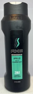 Large AXE 2-in-1 Shampoo + Conditioner Apollo Sage & Cedarwood Scent 22 fl oz - Picture 1 of 5