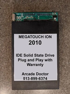 Megatouch ION 2010 IDE SSD Solid State Hard Drive Replacement - Merit Evo Aurora - Picture 1 of 2