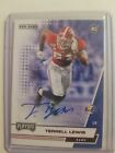 2020 Playoff Terrell Lewis Red Zone Rc Auto ~ Los Angels Rams ~