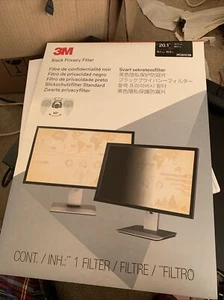 3M Black Privacy Filter for 20.1 inch screen - Picture 1 of 2