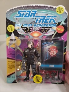 1993 Locutus Captain Jean-Luc Picard as a Borg Star Trek Action Figure on Card - Picture 1 of 11