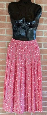 Maxi Falda Plisada Lujo Vintage Años 70 80 Saks Fifth Avenue Talla 4 100% Seda Foto 1 de 4