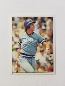 GEORGE BRETT 1981 TOPPS BASEBALL STICKER #9 KANSAS CITY ROYALS - Picture 1 of 2