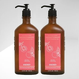 2/BATH & BODY WORKS AROMATHERAPY ENERGY GUAVA ORANGE MOISTURIZING HAND LOTION - Picture 1 of 4