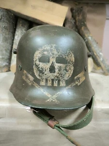 1. Weltkrieg Helm M16 ORIGINAL kaiserlich deutsch Gr. 66 sehr selten - Bild 1 von 24