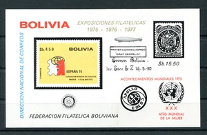Bolivia Bloque 54 Perfecto Estado/Zeppelin-Espacio-Rotary 2/2206 - Imagen 1 de 1