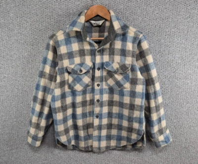 Woolrich Buffalo Check Plaid Thick Wool Field Outdoor Shacket Jacket S - Image 1 of 4