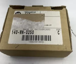 NUEVO MOTOR DE ARRANQUE MANUAL ALLEN BRADLEY 140-MN-0250 CON SOBRECARGA ADJ - Imagen 1 de 6