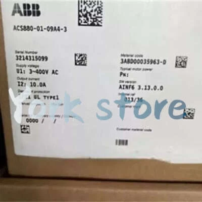 ACS880-01-09A4-3 New ABB Frequency Converter ACS880-01-09A4-3 Expedited Shipping - Image 1 of 4
