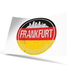 Poster A1 Frankfurt Germany Flag German Travel #58926