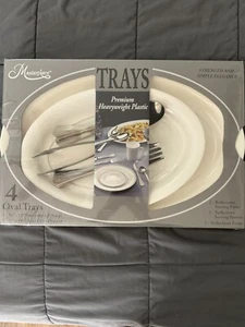Masterpiece Premium heavyweight Plastic Oval trays new - Picture 1 of 2