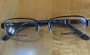 Eyeglass Frame by BEBE - Model BB5057 GOTCHA - (414) Midnight - 130 08/13. - Z - Picture 1 of 10