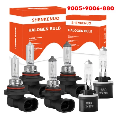 Kit de faros halógenos delanteros + combo de 6 bombillas antiniebla para Saturn Vue 2002-2007 Foto 1 de 4