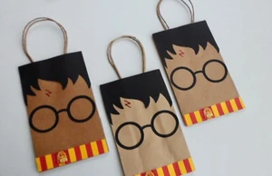 Harry Potter Geschenktüten, Partygeschenke, Goodie Bags, Partyzubehör 8er Set - Bild 1 von 5