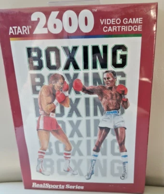 Boxing Real sports Series; Atari 2600/7800 Game Cart NEW SOME DENTS CX26135 - Image 1 of 4