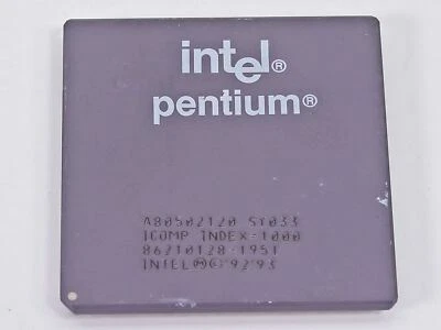 Intel SY033 P1 120Mhz Processor - A80502120 - Image 1 of 3