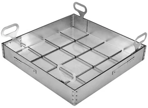 Schachtabdeckung Edelstahl Schachtdeckel Revisionsschacht 400x400x80 EN-124 A15 - Bild 1 von 11