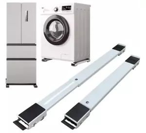 Base supporto lavatrice con ruote base mobile asciugatrice lavatrice 43x69cm - Foto 1 di 9