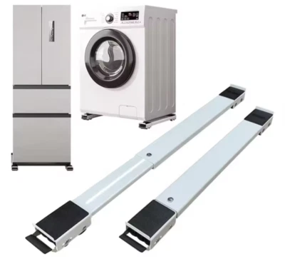 Base supporto lavatrice con ruote base mobile asciugatrice  lavatrice 43x69cm - Immagine 1 di 4