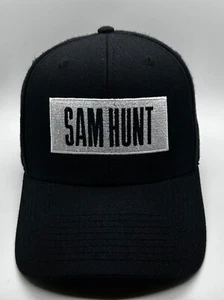 Cappello Berretto Sam Hunt Adulto Regolabile Snapback Nero Lana Acrilica Musica Country - Foto 1 di 8