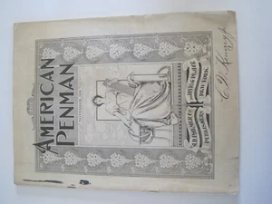 The American Penman Magazine AN Palmer Co. November 1914 11.5" x 9" - Picture 1 of 16