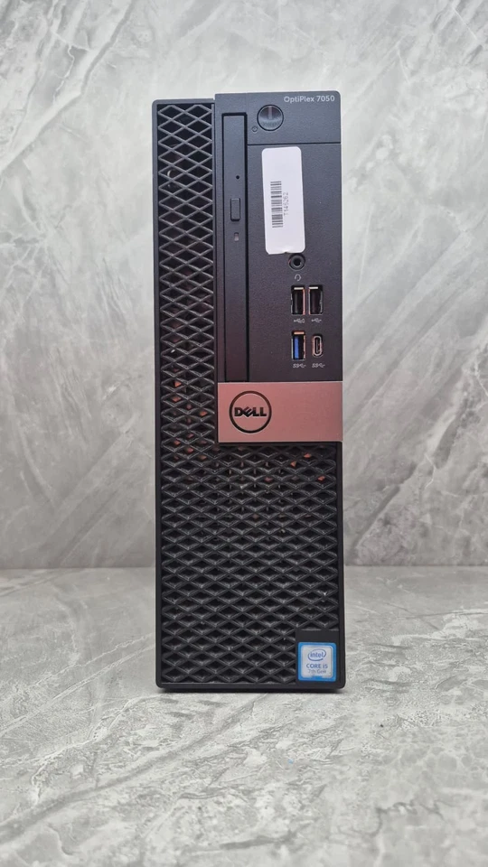 Dell OptiPlex 7050 SFF  i5-7500 8GB RAM 2000GB SSD 3.4 Ghz USB-C Win 10 - Image 1 of 4