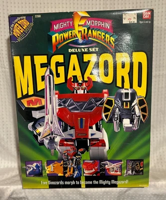 RARO 1993 MEGAZORD Deluxe Set - De colección Mighty Morphin Power Rangers Difícil de Encontrar Foto 1 de 4