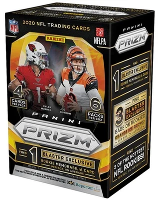 2020 Panini Prizm Football 6-Pack Blaster Box (Fanatics) (Orange Ice Prizms) - Image 1 of 4