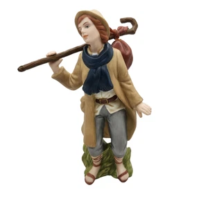 Thomas Kinkade “Faithful Wayfarer” Figurine 2004 Nativity Hawthorne Village - Picture 1 of 7