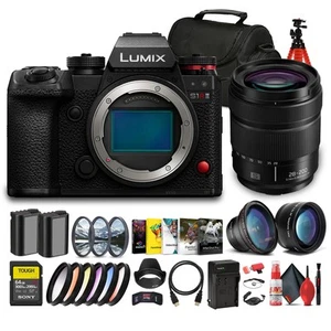 Panasonic Lumix S1R II Mirrorless Camera + More Accessory Bundle - Picture 1 of 8