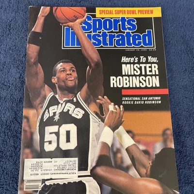 Sports Illustrated ~ January 29, 1989 ~ David Robinson - Image 1 of 3
