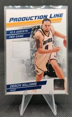 2010-11 Donruss Production Line Stats Relic /399 #43 Deron Williams Jazz Card — 第 1/2 张图片