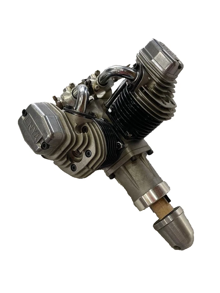 Vintage 1986 VT 240 Enya V Twin Four Stroke Glow Engine model airplane Unused - Image 1 of 4