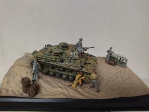 Sd.Kfz.141 PANZER III + SOLDADOS DIORAMA 1:72 ALTAYA TRANSFORMACION MANUAL - Imagen 1 de 3