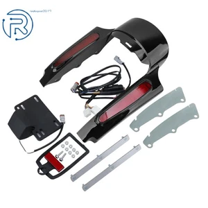 Motorcycle Rear Fender Fascia W/ Led light For Touring 2009 2010 2011 2012 2013 - Picture 1 of 12