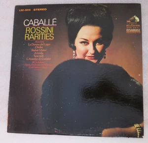 MONTSERRAT CABALLE  ROSSINI RARITIES Vinyl LP 1968 RCA Victor LSC-3015 - Picture 1 of 3