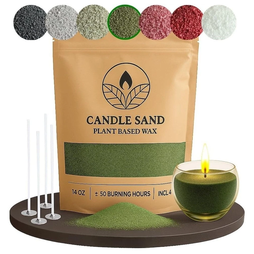 comforder Scented Candle Sand with Wicks, Pearled Candle, Wax Granules, 400g - Image 1 of 4